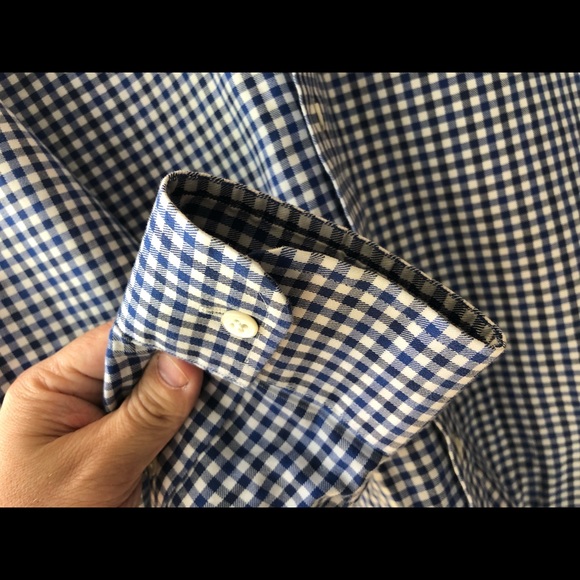 Vineyard Vines Men’s Blue Checked Shirt - Picture 4 of 7